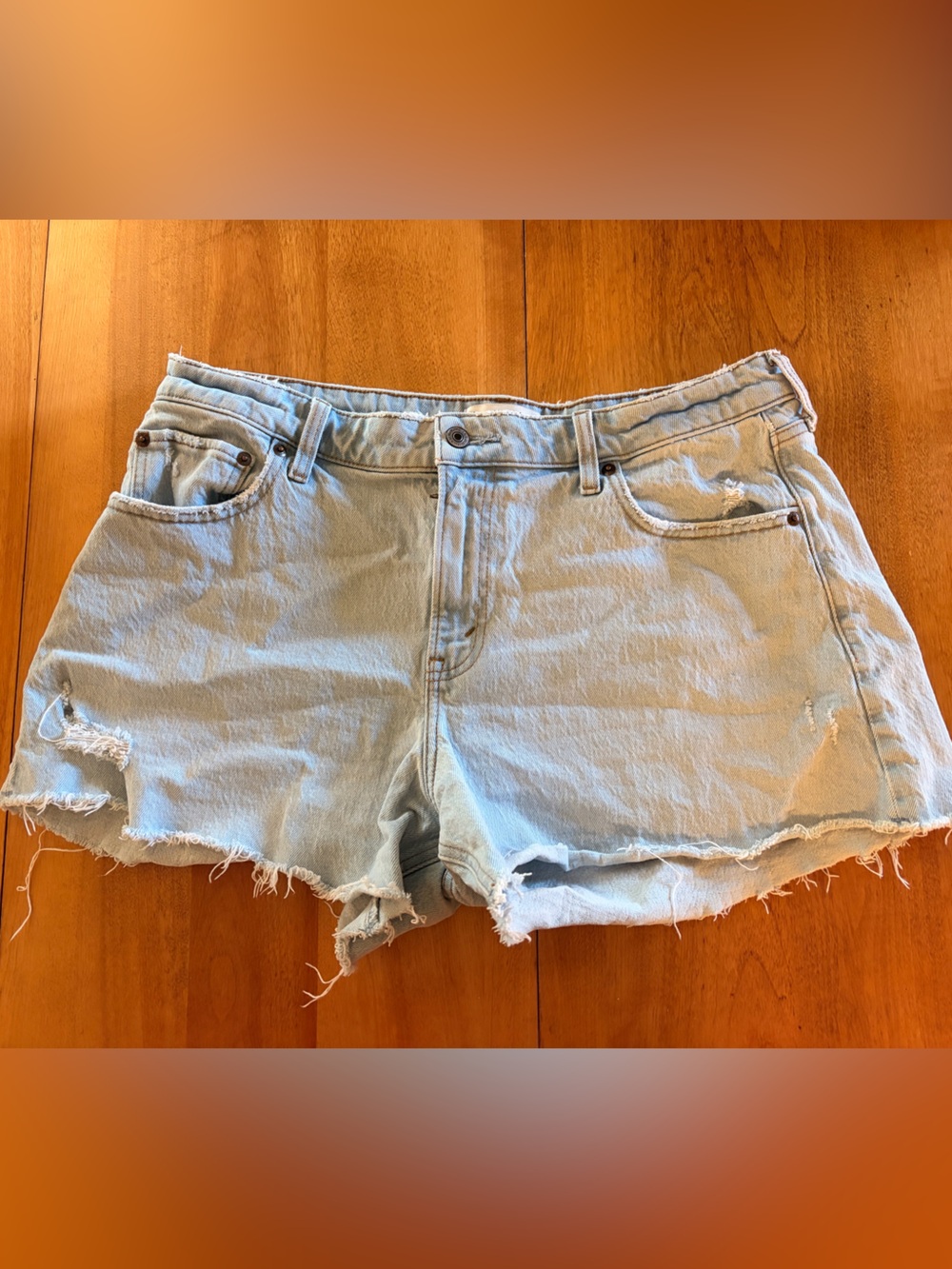 Abercrombie Curve Love Jean Shorts